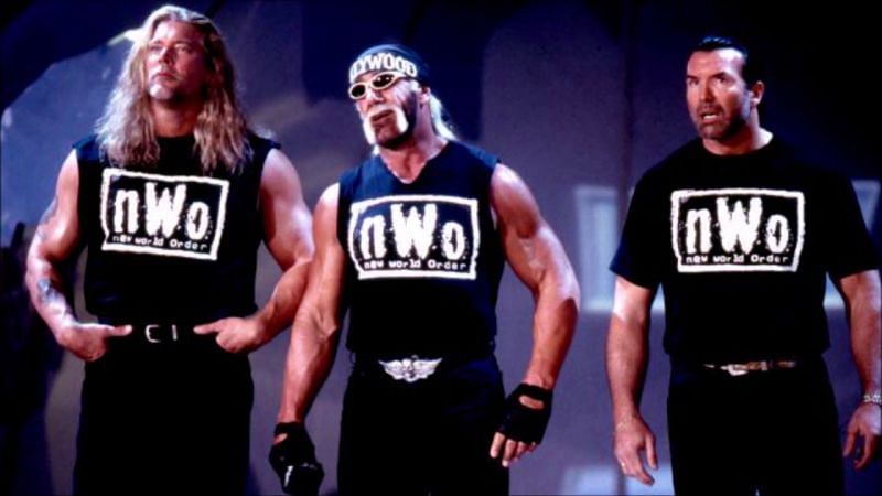 Kevin Nash and Scott Hall with Hulk Hogan
